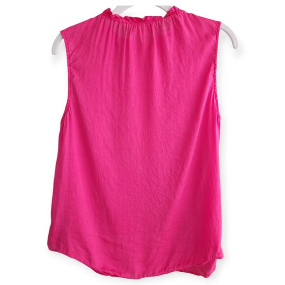 Anthropologie Cloth & Stone Fuchsia Tencel Sleeveless Top Lightweight Women's S - Picture 7 of 13